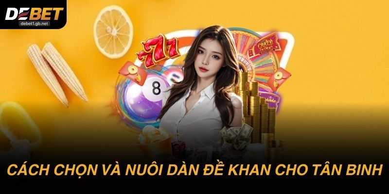 Cách chọn và nuôi dàn đề khan cho người mới